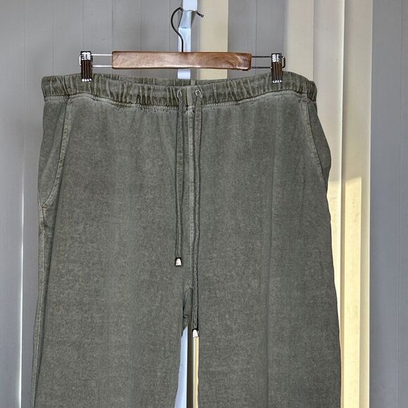 Dash Hemp Womens Sweatpants Pockets Gray Green Size XL - Picture 3 of 9